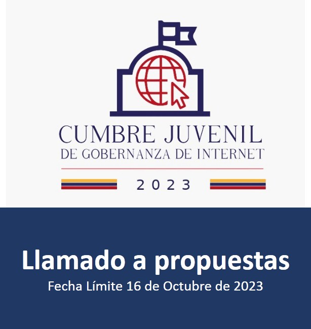imagen alusiva a Llamado a Propuestas - Cumbre Juvenil de Gobernanza de Internet de Colombia 2023 Banner